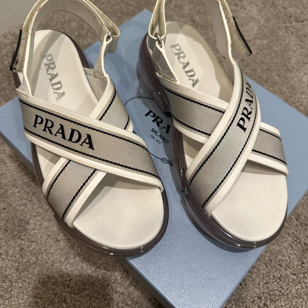 Prada sandals!
